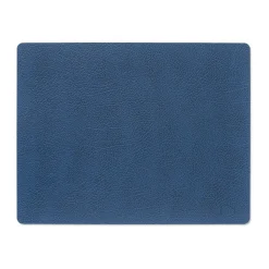 Hippo placemat square, marineblauw