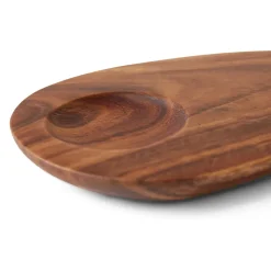 HKliving serveerschaal Avocado, Brown