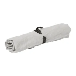 Holly leaf servetring Ø5,3 cm 4-pack, Black Brass