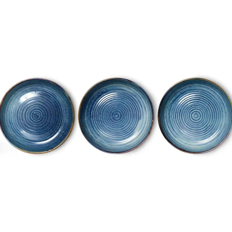 Home Chef diep bord large Ø21,5 cm, Rustic blue