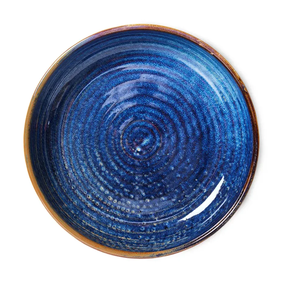 Home Chef diep bord medium Ø19,3 cm, Rustic blue