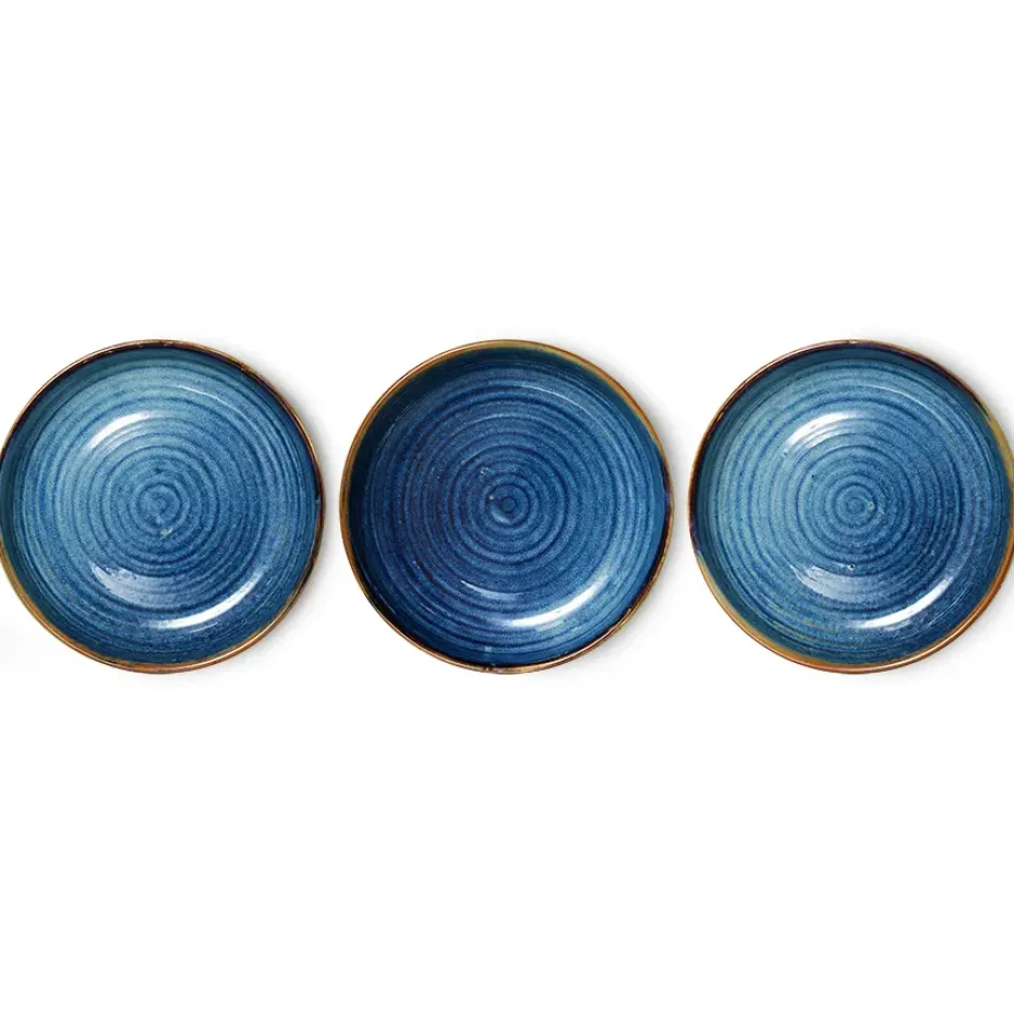 Home Chef diep bord medium Ø19,3 cm, Rustic blue