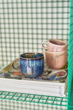 Home Chef mok met oor 32 cl, Rustic blue