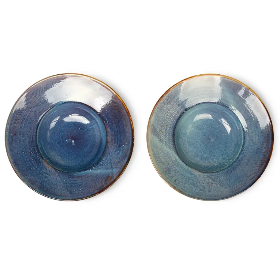 Home Chef pastabord Ø28,5 cm, Rustic blue