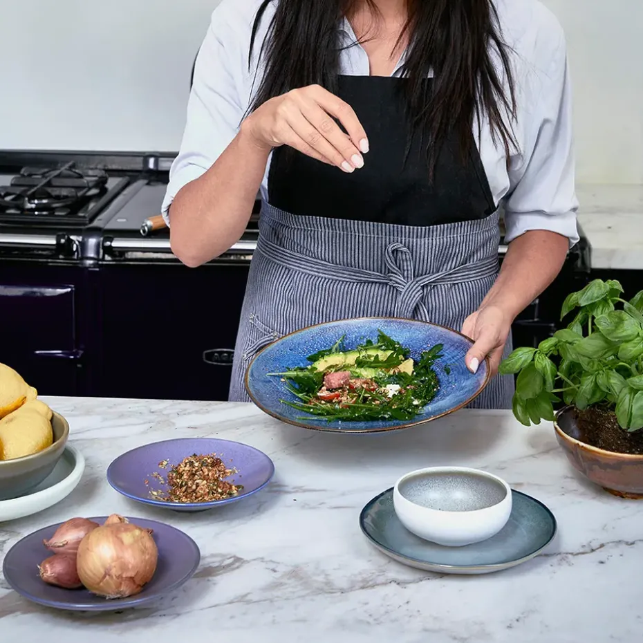 Home Chef pastabord Ø28,5 cm, Rustic blue