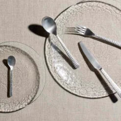 Hune bestek 16-delig, Brushed satin hammered