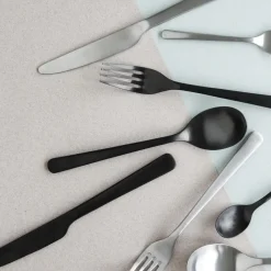 Hune bestek 16-delig, titanium mat zwart
