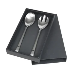 Hune saladebestek 2-pack, geborsteld satijn