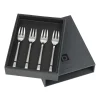 Hune taartvork 4-pack, Brushed satin
