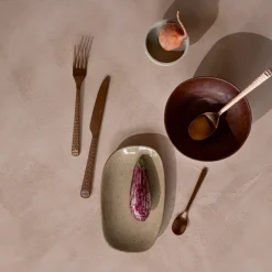 Hune theelepel, Copper hammered