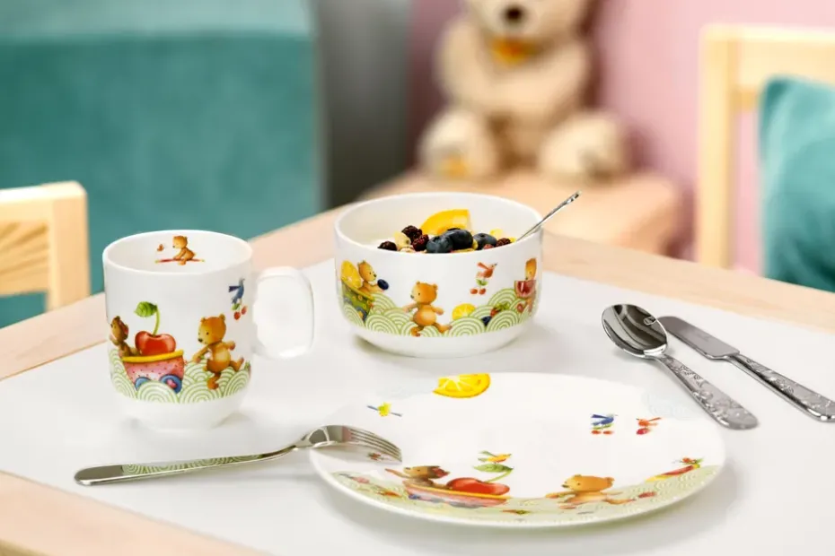 Hungry as a Bear kinderservies en bestek, 7-delig