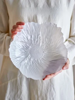 Iani schaal glas Ø26 cm, Wit