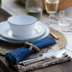 Icons Denim servet 50x50 cm, Denimblauw