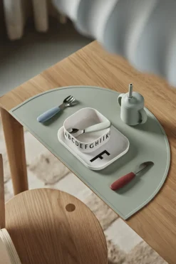 Idun beker met rietje siliconen 120 ml, Green