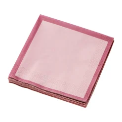 Iittala papieren servet, Pink-roze, 33 cm, 20-pack
