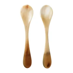 Indulgence kaviaarlepel 2-pack, Hoorn