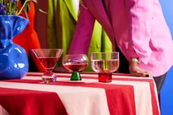 Indy glas 24 cl 2-pack, Groen-transparant