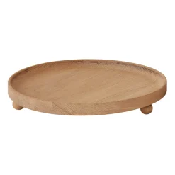 Inka houten dienblad rond Ø30 cm, Nature