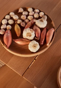 Inka houten dienblad rond Ø30 cm, Nature