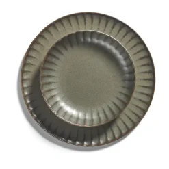 Inku high bord L Ø23 cm 2-pack, Green