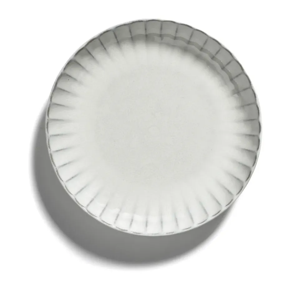 Inku high bord M Ø21 cm 2-pack, White