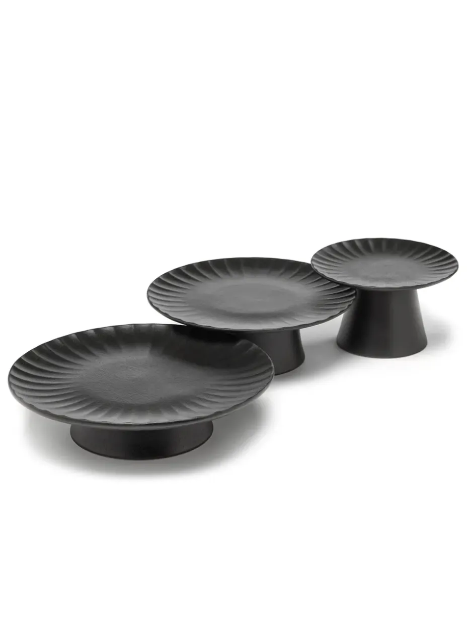 Inku taartschotel L Ø24 cm, Black