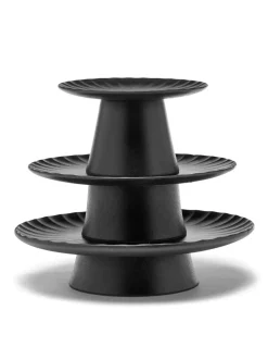 Inku taartschotel L Ø24 cm, Black