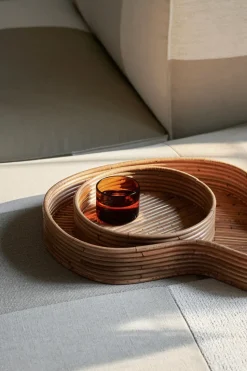 Isola dienbladen 2-delig, Natural Stained