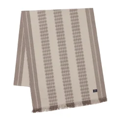 Jacquard Striped tafelloper 50x350 cm, Beige