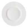 Jade Rim bord 23 cm, Wit