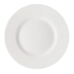 Jade Rim bord 23 cm, Wit