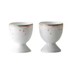 Julemorgen eierdopje 2-pack, Wit