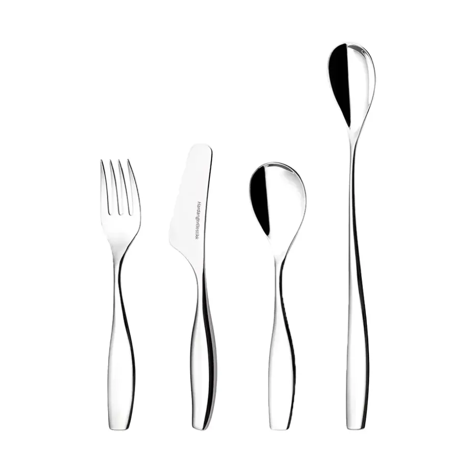 Julie kinderbestek 4-delig, Roestvrij staal