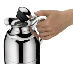 Juwel thermoskan 1 l, Verchroomd roestvrij staal