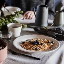 Kalk bord 28 cm 4-pak, wit