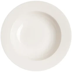 Kalk diep bord 23 cm 4-pak, wit