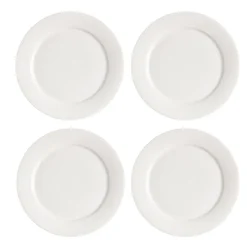 Kalk klein bord 21 cm 4-pak, wit