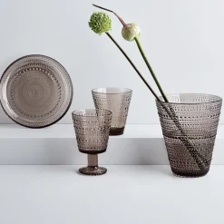 Kastehelmi glas 30 cl, 2-pack, Linnen