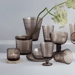 Kastehelmi schotel Ø17 cm, Linnen