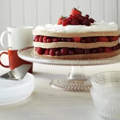 Kastehelmi taartbord, groot Ø 31,5 cm.