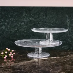 Kastehelmi taartstandaard klein, helder