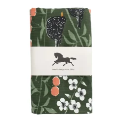 Kersenboomtuin tafelkleed, Donkergroen, 145x250 cm