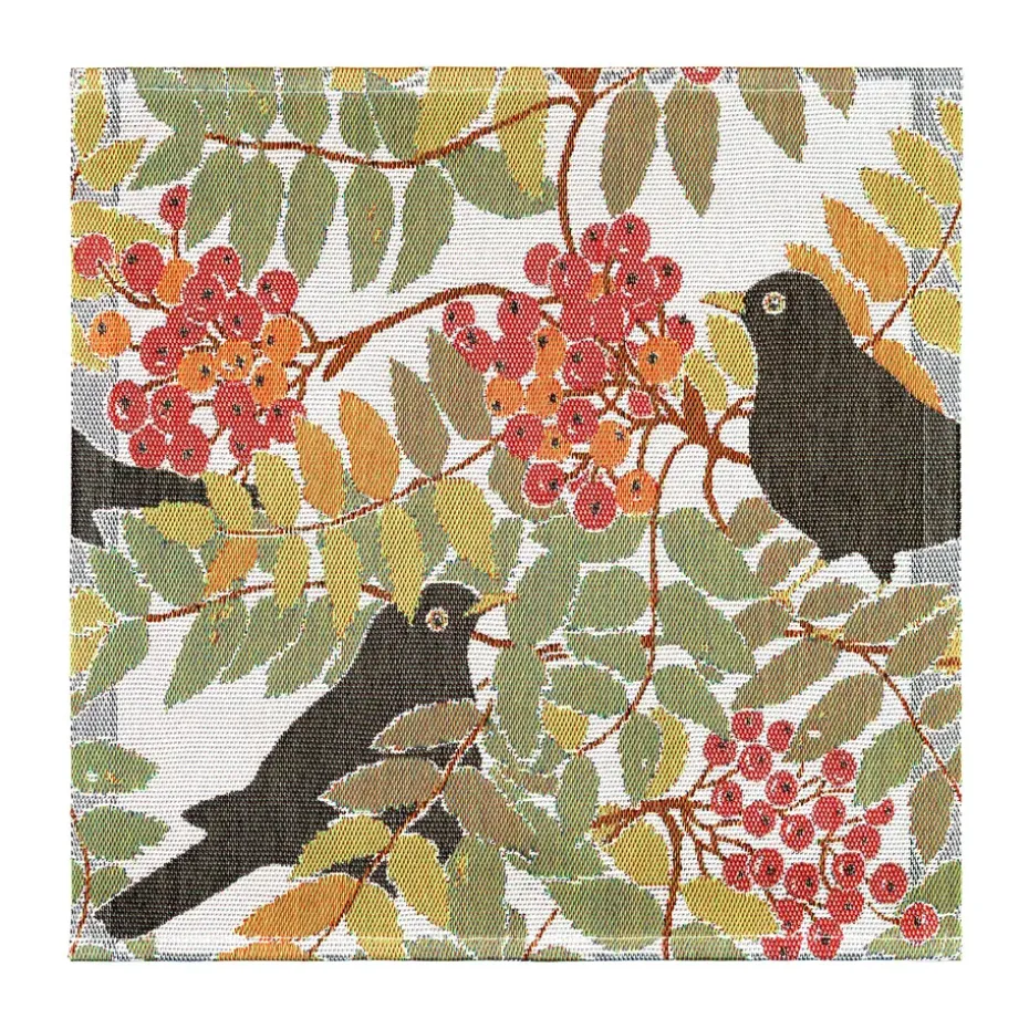 Koltrast stoffen servet 35x35 cm, Multi