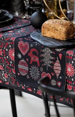 Koltrast stoffen servet 35x35 cm, Multi