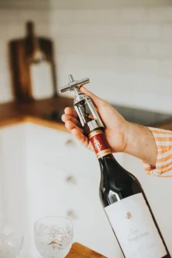 Kore kurkentrekker 13 cm, Zilver