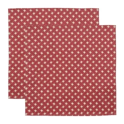 Korg servet 45x45 cm 2-pack, Rood