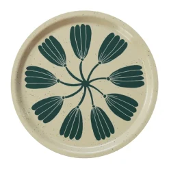 Krans dienblad Ø31 cm, Yellow-green