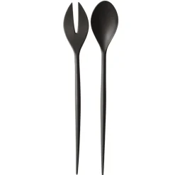 Krenit saladebestek, zwart