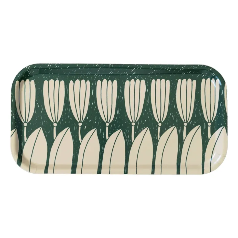 Krokus dienblad 22x43 cm, Groen