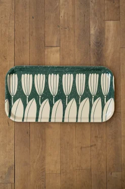 Krokus dienblad 22x43 cm, Groen